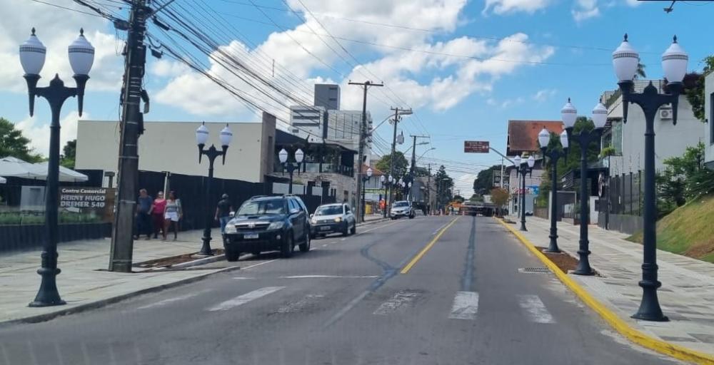 Avançam as obras na Via Gastronômica em Bento Gonçalves 