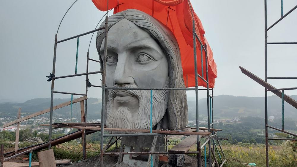 VÍDEO: obras do Cristo Acolhedor de Sobradinho estão 80% concluídas